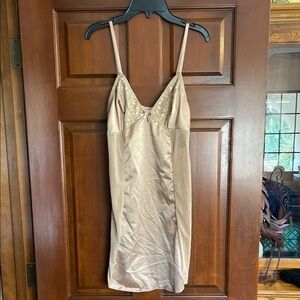 Body Beautiful Elegant Beige Slip Dress size large
